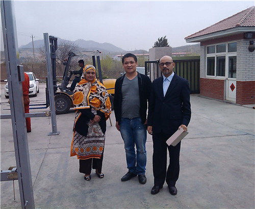 孟加拉客戶到公司參觀